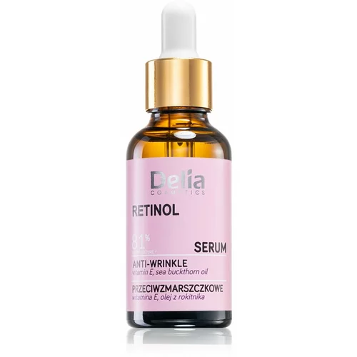 Delia Cosmetics Retinol serum protiv bora za lice, vrat i dekolte 30 ml