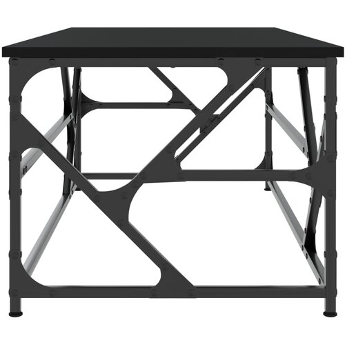  Stolić za kavu crni 100 x 50 x 40 cm konstruirano drvo Slike