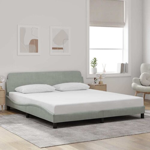  Okvir za krevet Dover svjetlosivi 180x200 cm bar&scaron;unasti Cijene