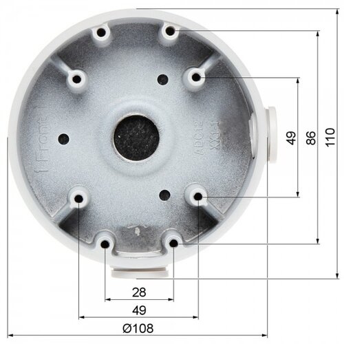 Dahua Razvodna kutija - PFA139 (aluminij) Slike