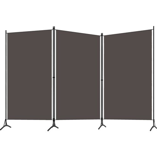 Maison Chic Paravan - Sobne pregrade 3-delni antraciten 260x180 cm, (22111561) Cene