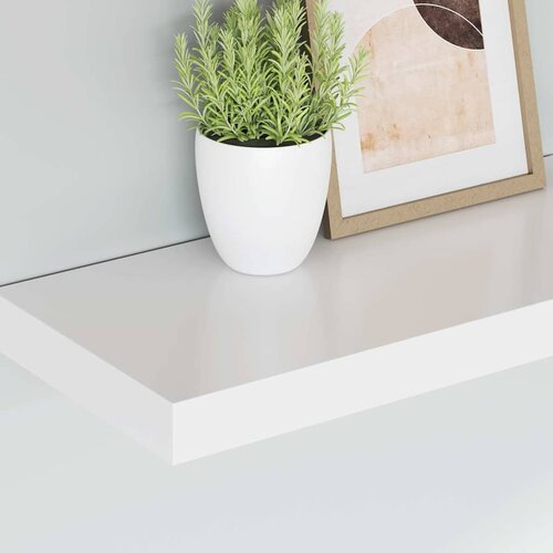  Plutajuća zidna polica bijela 50 x 23 x 3,8 cm MDF Slike