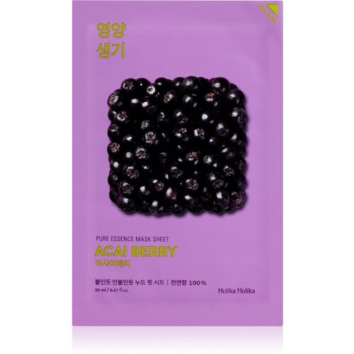 Holika Holika Pure Essence Acai Berry eksfolijacijska sheet maska 23 ml Cijene