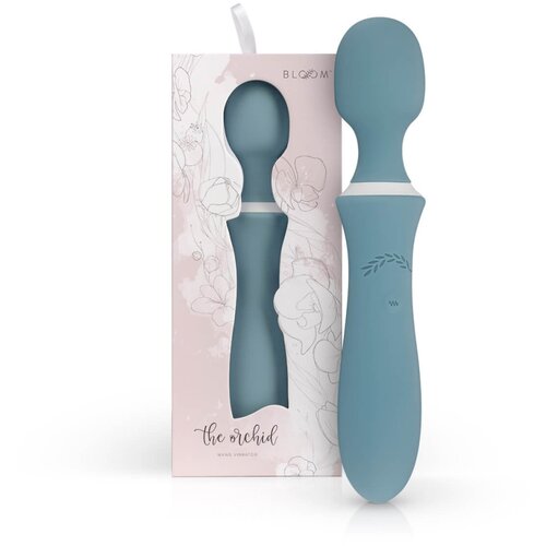 Bloom Orchid Wand - punjivi vibrator za masažu (tirkiz) Cijene