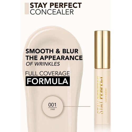Flormar Stay Perfect Concealer tekući korektor nijansa 001 Fair 12,5 ml Slike