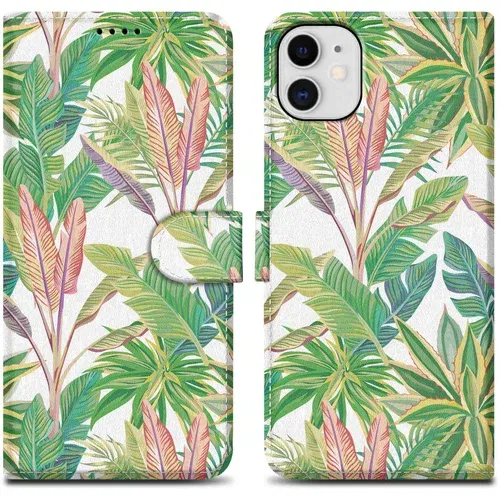 Cadorabo Ohišje, združljiv z Apple - Design Green Rainforest št. 8 - Zaščitni pokrov z magnetnim zapiranjem, funkcijo stojala in režo za kartico, (20595467) Cadorabo Ohišje, združljiv z Apple - Design Green Rainforest št. 8 - Zaščitni pokrov z magnetnim zapiranjem, funkcijo stojala in režo za kartico, (20595467)