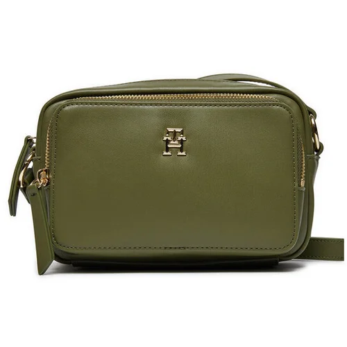 Tommy Hilfiger Ročna torba Soft Utility Camera Bag Pu AW0AW16709 Khaki