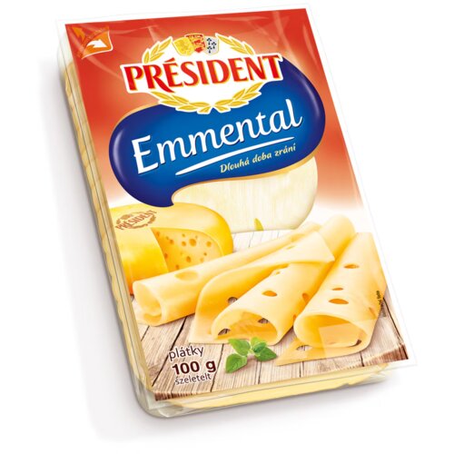 President Sir Emmentaler slajs 100g Cene