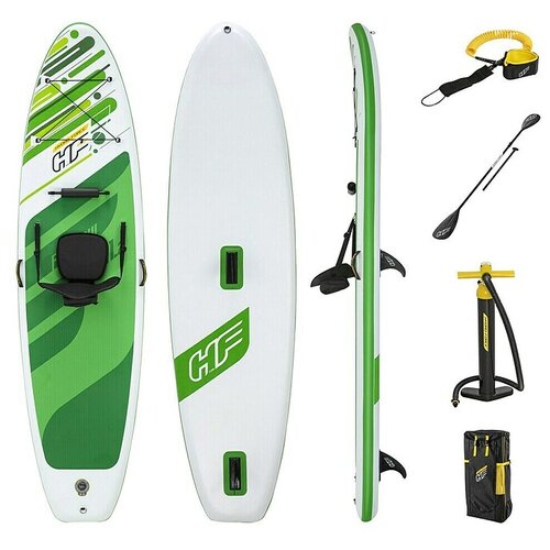 Bestway Hydro Force Set SUP daska s priborom Freesoul Tech (D x Š x V: 340 x 89 x 15 cm, Zelena, Bijela, Prikladno za: 1 osoba) Cijene