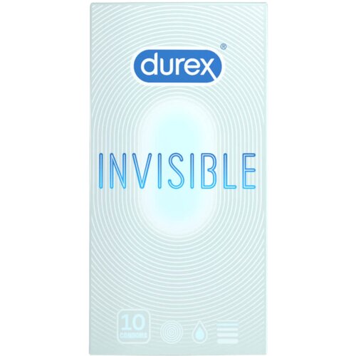 Durex Invisible Slim - tanki kondom (10 kosov) Cene