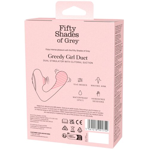Fifty Shades of Grey Pedeset nijansi sive Greedy Girl - G-točka vibrator (crna) Slike