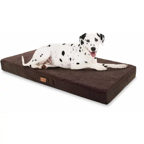 brunolie Balu, podloga za psa, jastuk za psa, perivi, ortopedski, protuklizni, prozračna memorijska pjena, veličina XL (120 × 10 × 72 cm)