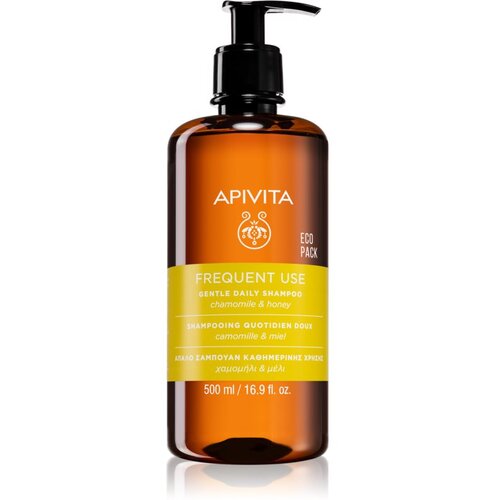 Apivita Frequent Use Chamomile &amp;amp; Honey &amp;scaron;ampon za vsakodnevno umivanje las 500 ml Slike