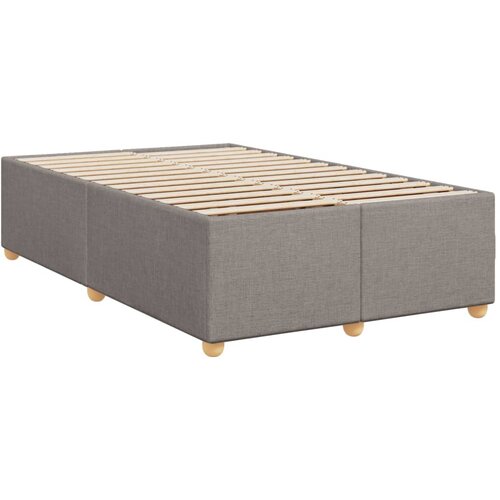 vidaXL Posteljni okvir taupe 120x200 cm blago, (21310296) Cene