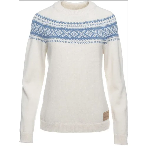 Dale of Norway Vågsøy Womens Wool Sweater Off White/Blueshadow S Džemper