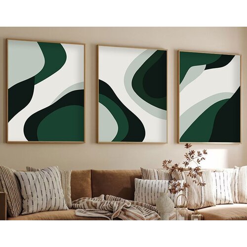 Wallity Uramljena slika Huhu204, 35x50 cm , 3 dijela Cene