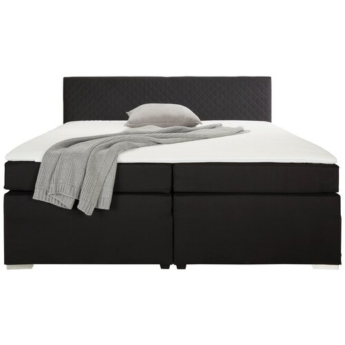 M&amp;ouml;max Boxspring Postelja Mali New, Črna, 180x200 Slike
