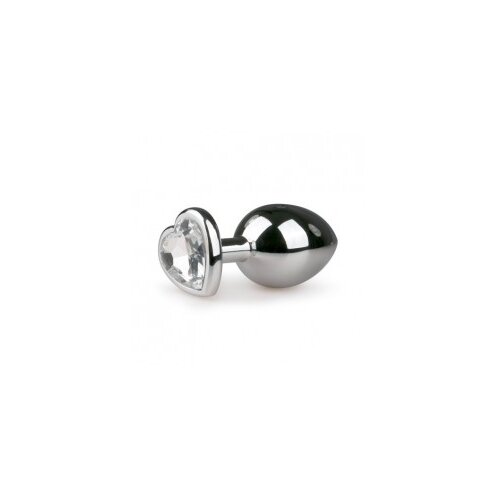 EasyToys - Anal Collection Metalni analni čep No. 7, srebrno/prozirni Cene