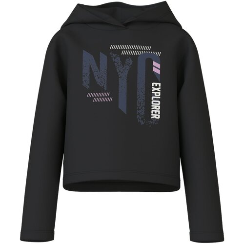 Name it Sweater majica &amp;#039;VIALA&amp;#039; siva / lila / crna / bijela Slike