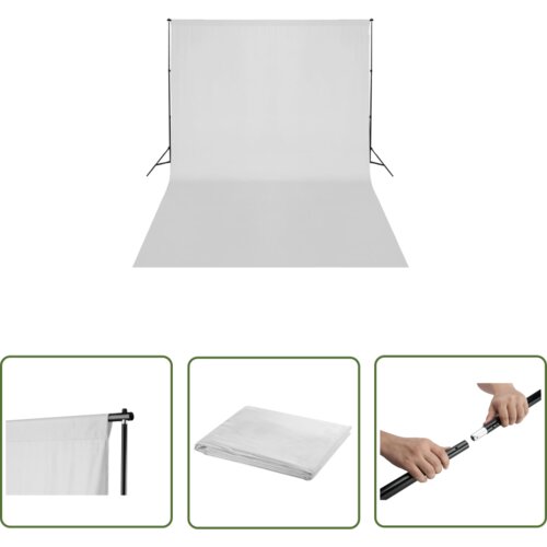  Teleskopski fotografski sustav s potporom + bijela pozadina 3 x 5 m Cijene