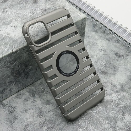  Maska lines logo cut za iphone 11/ siva Cene
