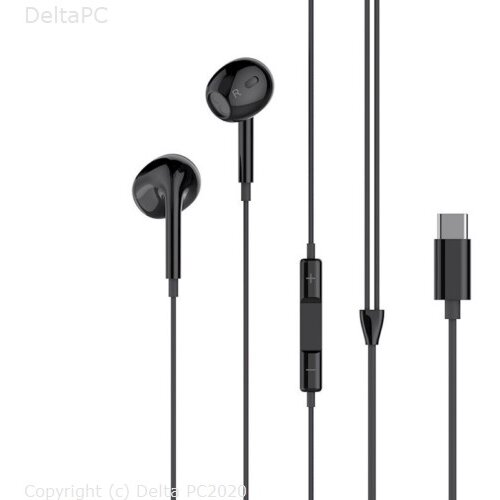 XO wired earphones EP74 USB-C black Cijene