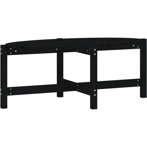  Stolić za kavu crni 118 x 63 x 45 cm od masivne borovine Slike