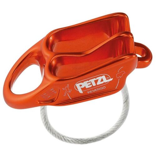 Petzl varovalna naprava REVERSO D017AA02 rdeča Slike
