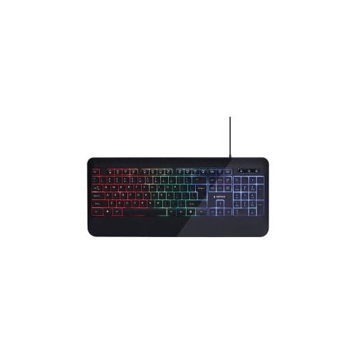  Tastatura GEMBIRD, KB-UML-03 Slim Rainbow backlight multimedia keyboard, USB, USA layout Cijene