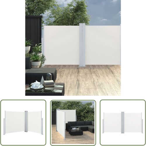  The Living Store Zložljiva stranska tenda krem 120x600 cm - Stranska Tenda, (21742794) Slike