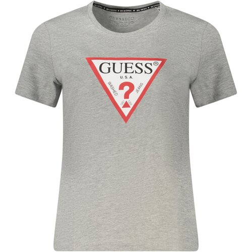 Guess Jeans SHORT SLEEVE T-SHIRT WOMEN GREY Slike