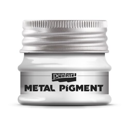  Metalni pigmentni pra&amp;scaron;ak metalik | 8 g srebrna Slike