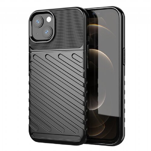 Onasi Silikonski ovitek Tunder Armor za iPhone 14 6.1 - črn Cene