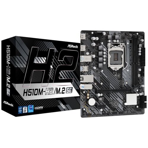 AsRock MB H510M-H2/M.2 SE Intel H470, LGA1200, 2xDDR4 4xSATA, M.2, 2xHDMI, RAID, microATX Cijene