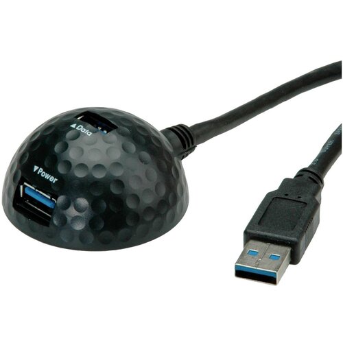 Value USB kabel USB 3.2 gen. 1 (USB 3.0) USB-A vtič\, USB-A vtičnica 1.50 m črna za&scaron;čiten 11.99.8999, (20416645) Cene