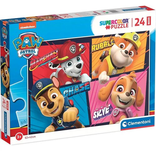Clementoni Mancs Patrol Nasmijani psići 24 kom maxi supercolor puzzle - Cijene