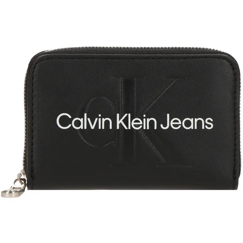 Calvin Klein Jeans Denarnica črna / bela