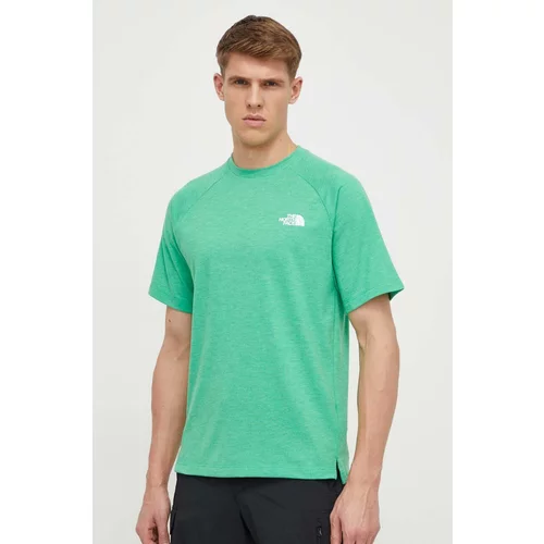 The North Face Športna kratka majica Foundation zelena barva