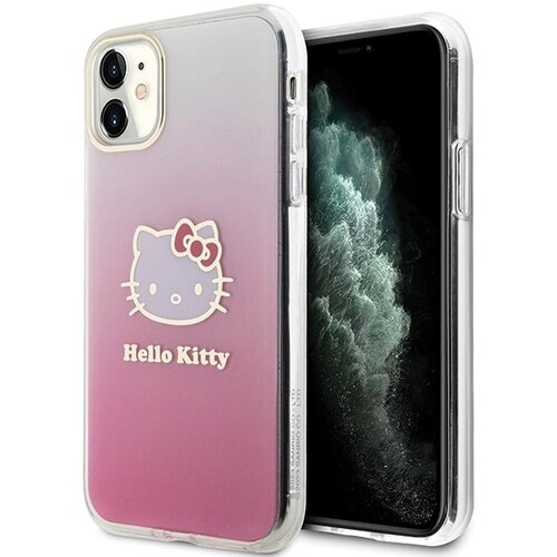 Hello Kitty OVITEK IML GRADIENT ELECTROP KITTY HEAD ZA IPHONE 11/XR ROZA, (21897634) Cene
