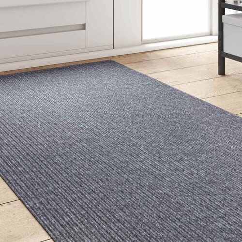  Tepih trkač Svijetlo siva 80 x 400 cm tkanina Slike