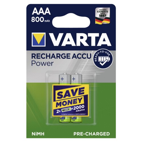 Varta 10x2 Rechargeble Accu NiMH 800 mAh Micro - Punjive baterije Cijene