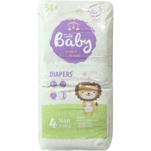  CUTE BABY pelene Maxi 4 54kom Cene