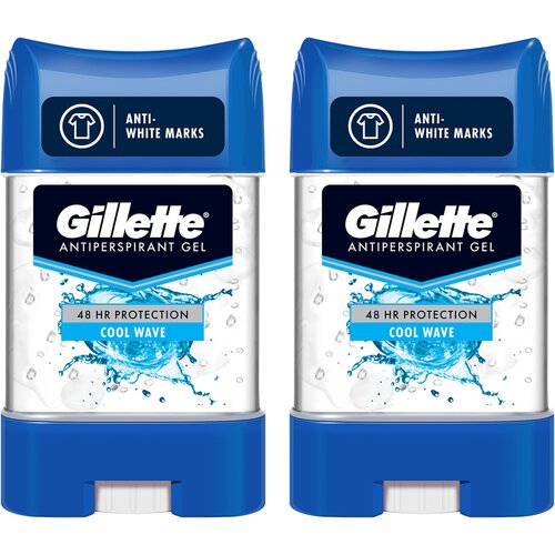 Gillette gel clear 2x70ml Cene