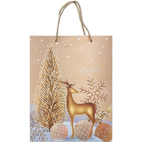  Božićne vrećice Merry Christmas - Zlatna Slike