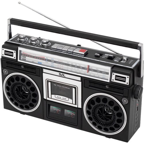 Sal Stereo kazetni radio RRT Brooklyn, BT bežični zvučnik, FM, MP3, AUX Slike