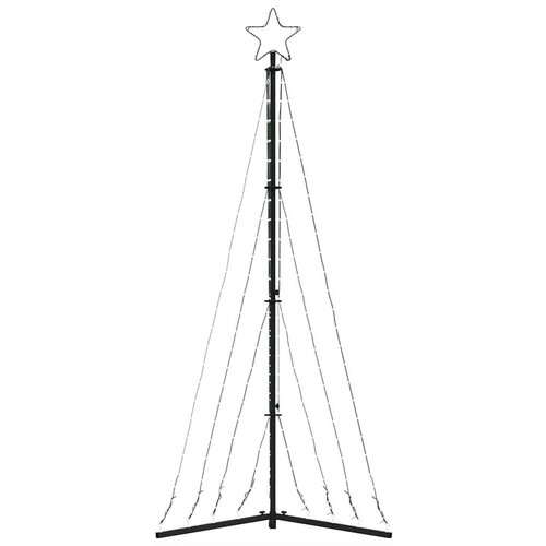 VidaXL LED božićno drvce 339 LED toplo bijelo 187 cm Slike