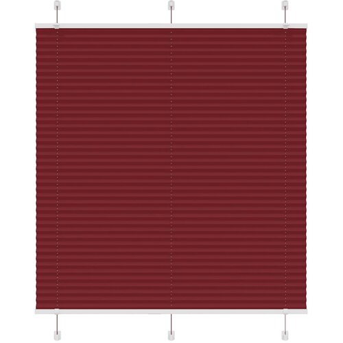  Plisirana roleta Bordeaux crvena 120x100 cm &Scaron;irina tkanine Cijene
