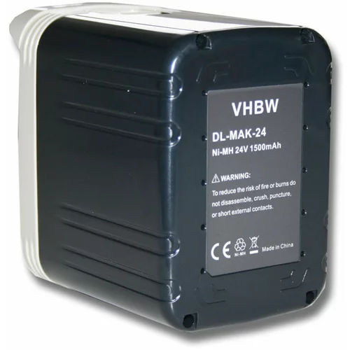 VHBW Baterija za Makita 2420 / 2430 / BH2420 / BH2430, 24 V, 1.5 Ah