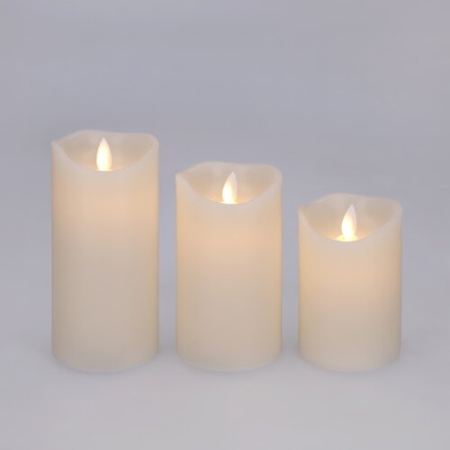 Brilagi SET 3x LED sveća LED/3xAAA krem boje + daljinski upravljač Slike