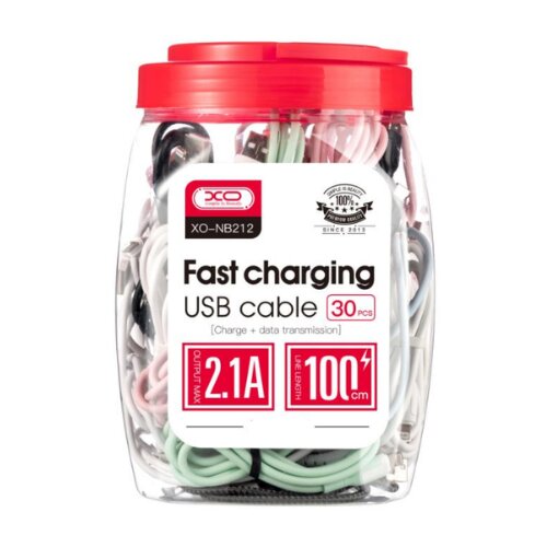 XO USB kabal NB212 USB – USB-Micro 1,0 m 2,1A 30/1 Cijene